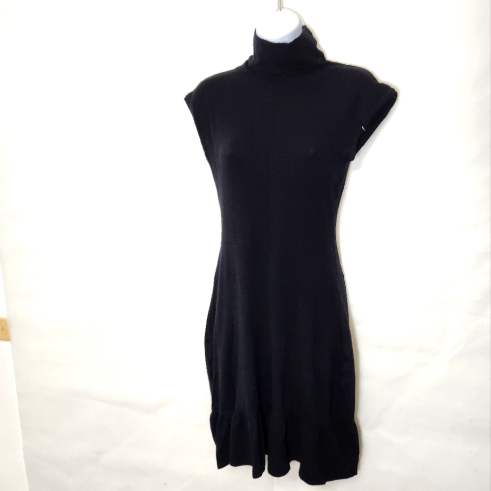 Black skirt with flared bottom